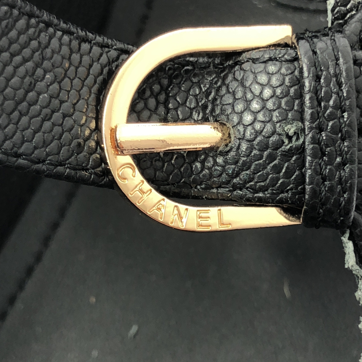 CHANEL / シャネル レザー ココマーク メリージェーン ストラップ バレリーナ シューズ