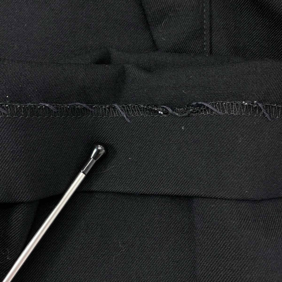 YOHJI YAMAMOTO POUR HOMME / ヨウジヤマモトプールオム ニーデザイン ストレッチウール テーパードパンツ