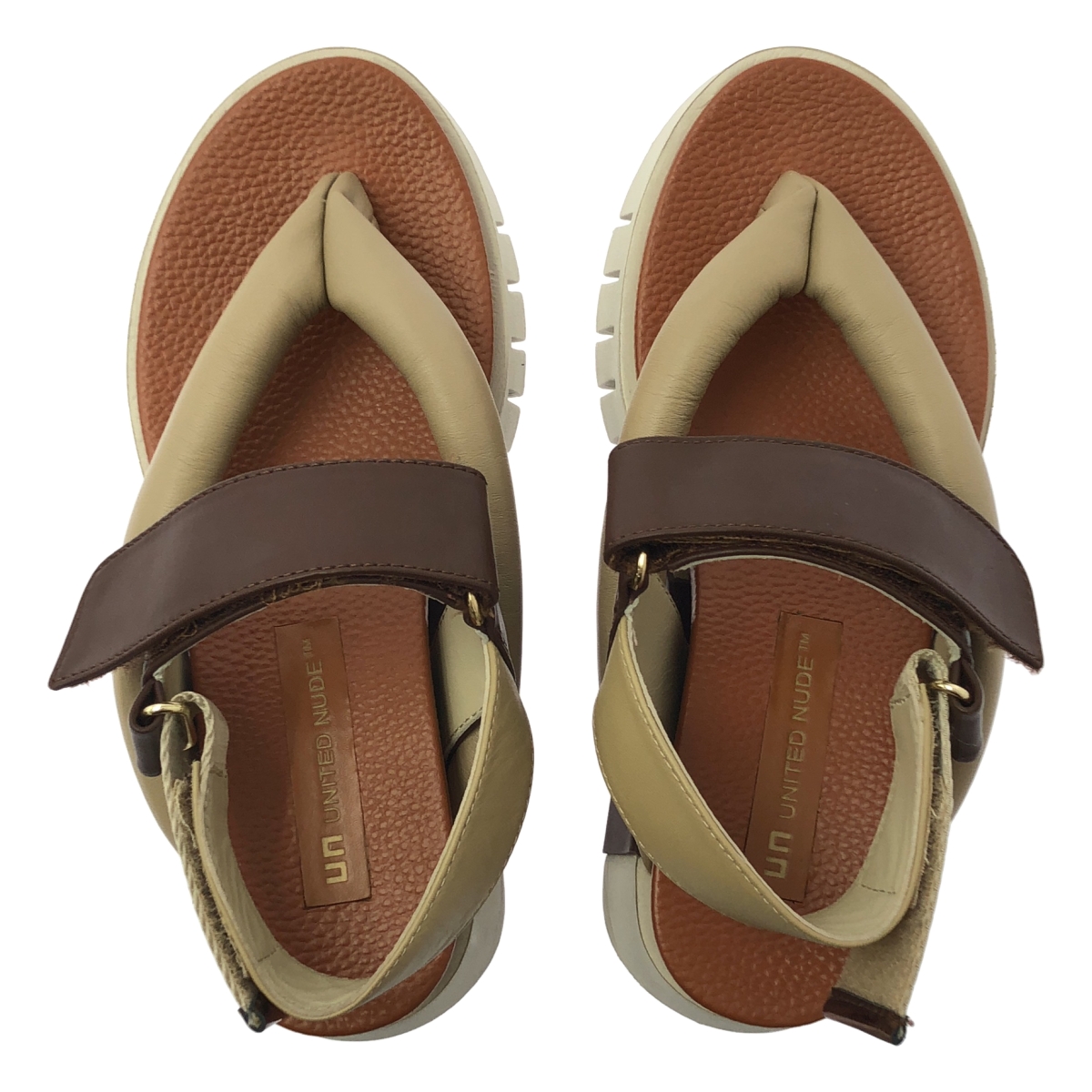 UNITED NUDE / ユナイテッドヌード DELTA TONG デルタトング / アンクルストラップ レザー トング サンダル