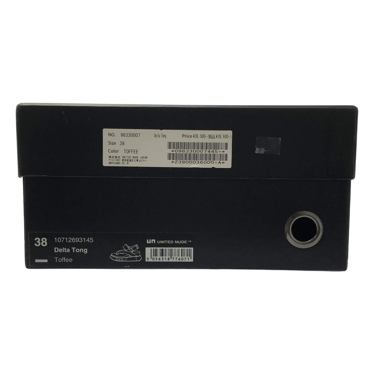 UNITED NUDE / ユナイテッドヌード DELTA TONG デルタトング / アンクルストラップ レザー トング サンダル