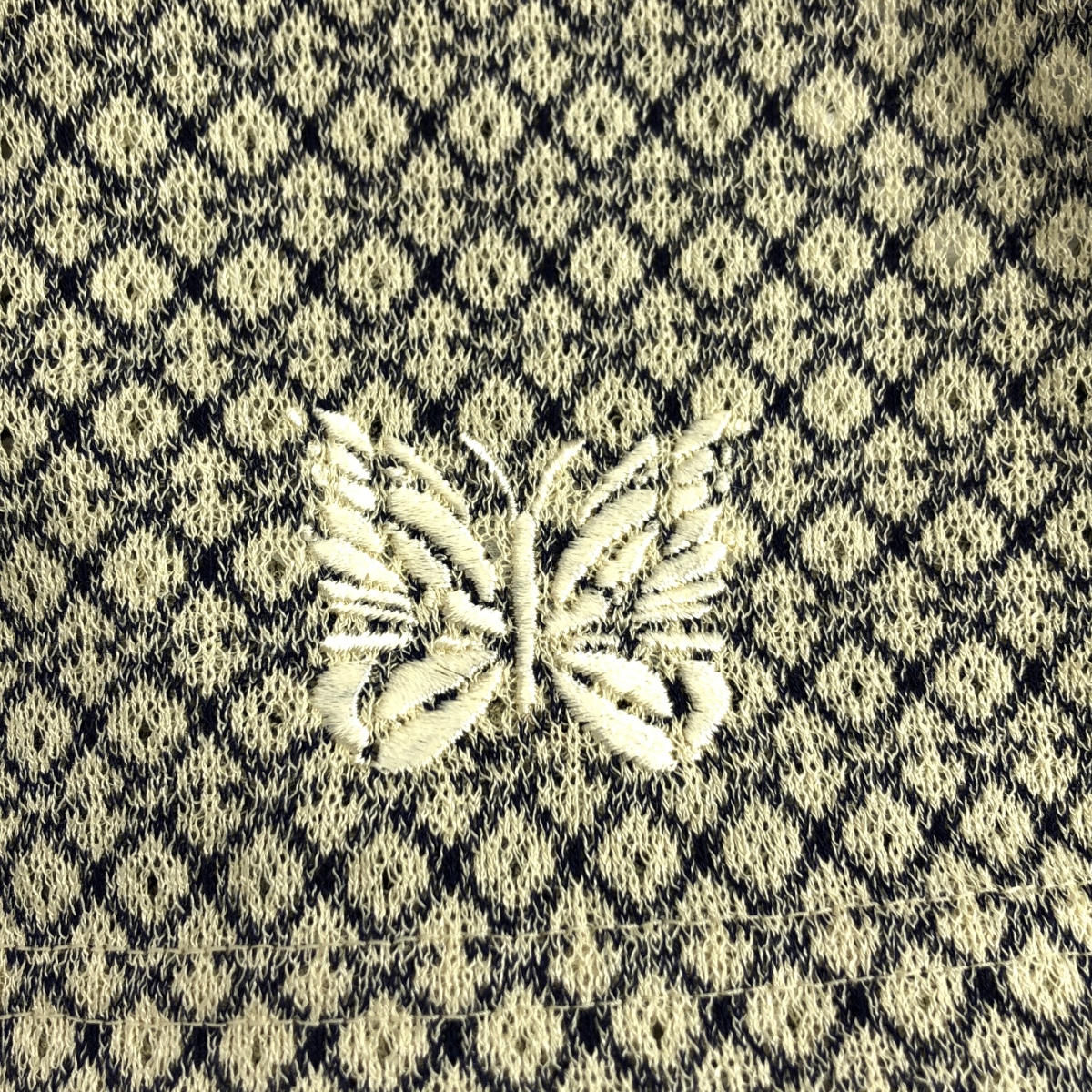 Needles / ニードルス L/S U-Neck Tee - R/PE Russell / パピヨン ニット カットソー