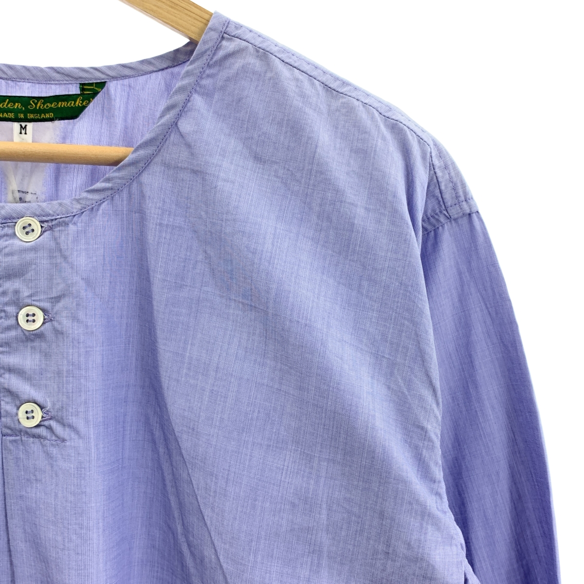 Paul Harnden / ポールハーデン W.Shirt & collar ヘンリーネック プルオーバーシャツ