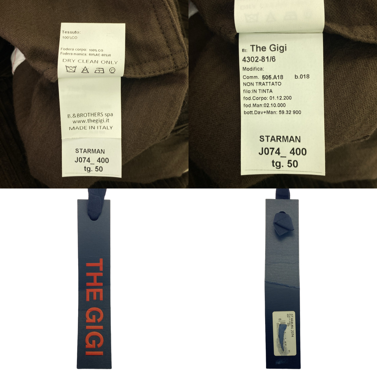 THE GIGI / ザ・ジジ コーデュロイ テーラード ジャケット