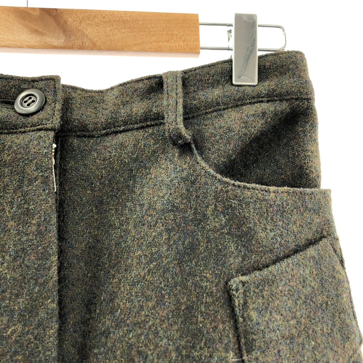 REGULATION Yohji Yamamoto / レギュレーションヨウジヤマモト ウール ツイード ワイドパンツ