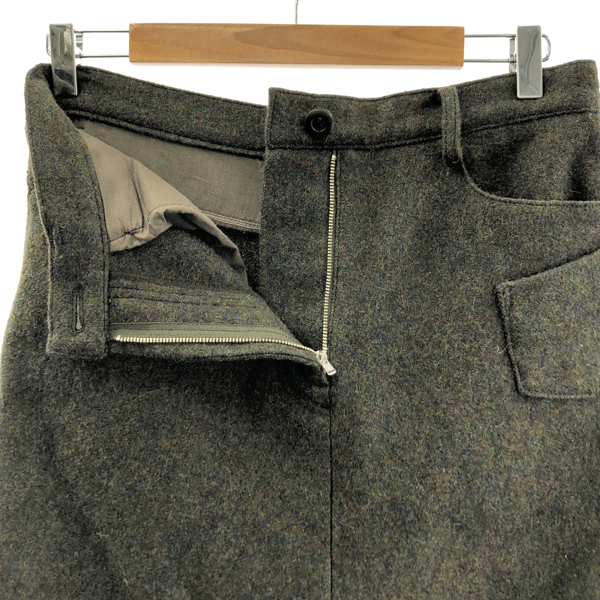 REGULATION Yohji Yamamoto / レギュレーションヨウジヤマモト ウール ツイード ワイドパンツ