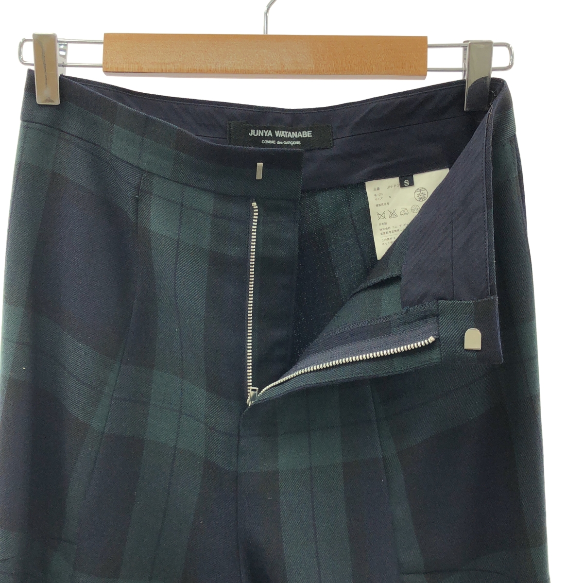 JUNYA WATANABE COMME des GARCONS / ジュンヤワタナベ チェック ワイド フレア パンツ