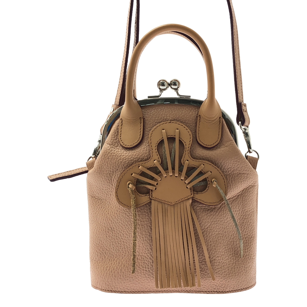 その他 がま口 レザー ハンド ショルダー バッグ