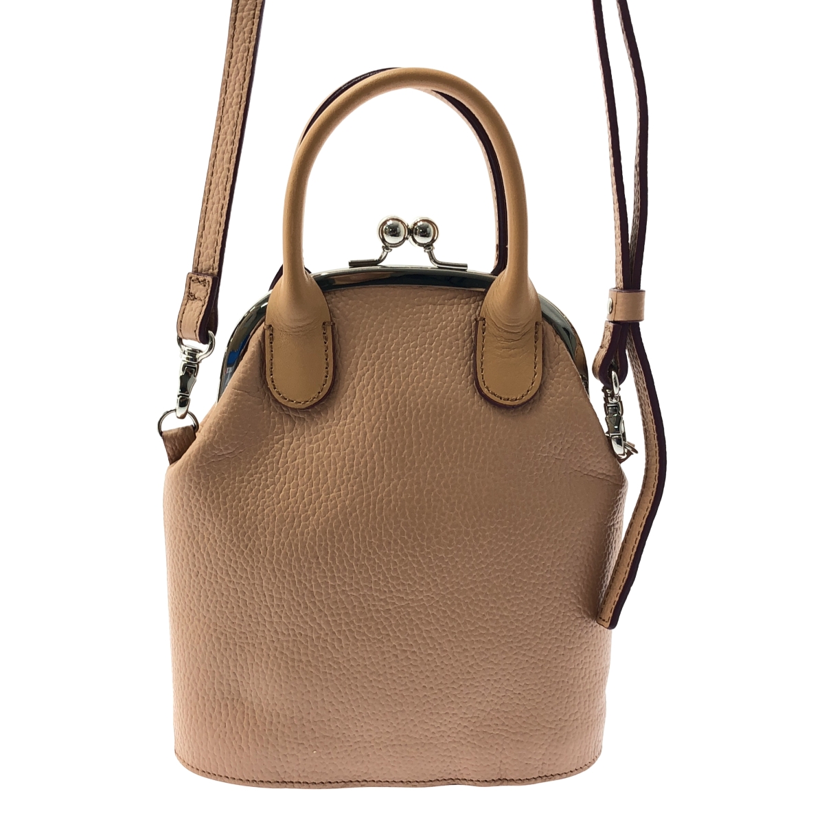 その他 がま口 レザー ハンド ショルダー バッグ