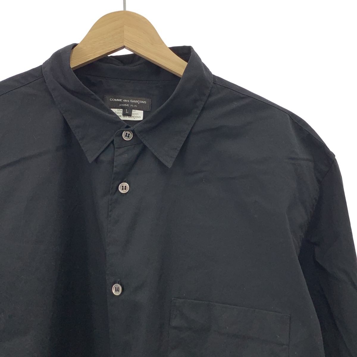 COMME des GARCONS HOMME PLUS / コムデギャルソンオムプリュス コットン 変形カットアウト シャツ