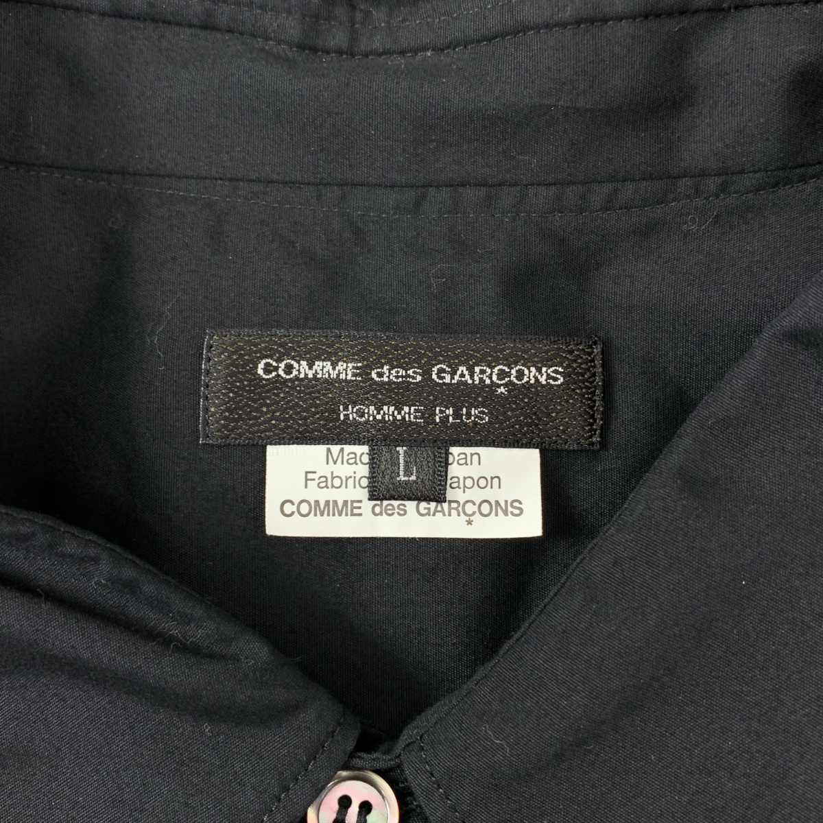 COMME des GARCONS HOMME PLUS / コムデギャルソンオムプリュス コットン 変形カットアウト シャツ