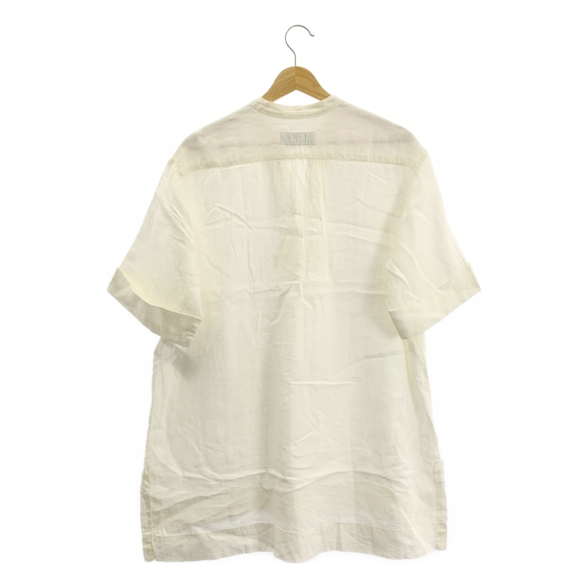 WEEKEND MAX MARA / ウィークエンドマックスマーラ リネン バックギャザー スリット シャツ ブラウス