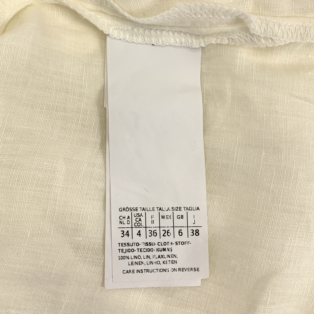 WEEKEND MAX MARA / ウィークエンドマックスマーラ リネン バックギャザー スリット シャツ ブラウス