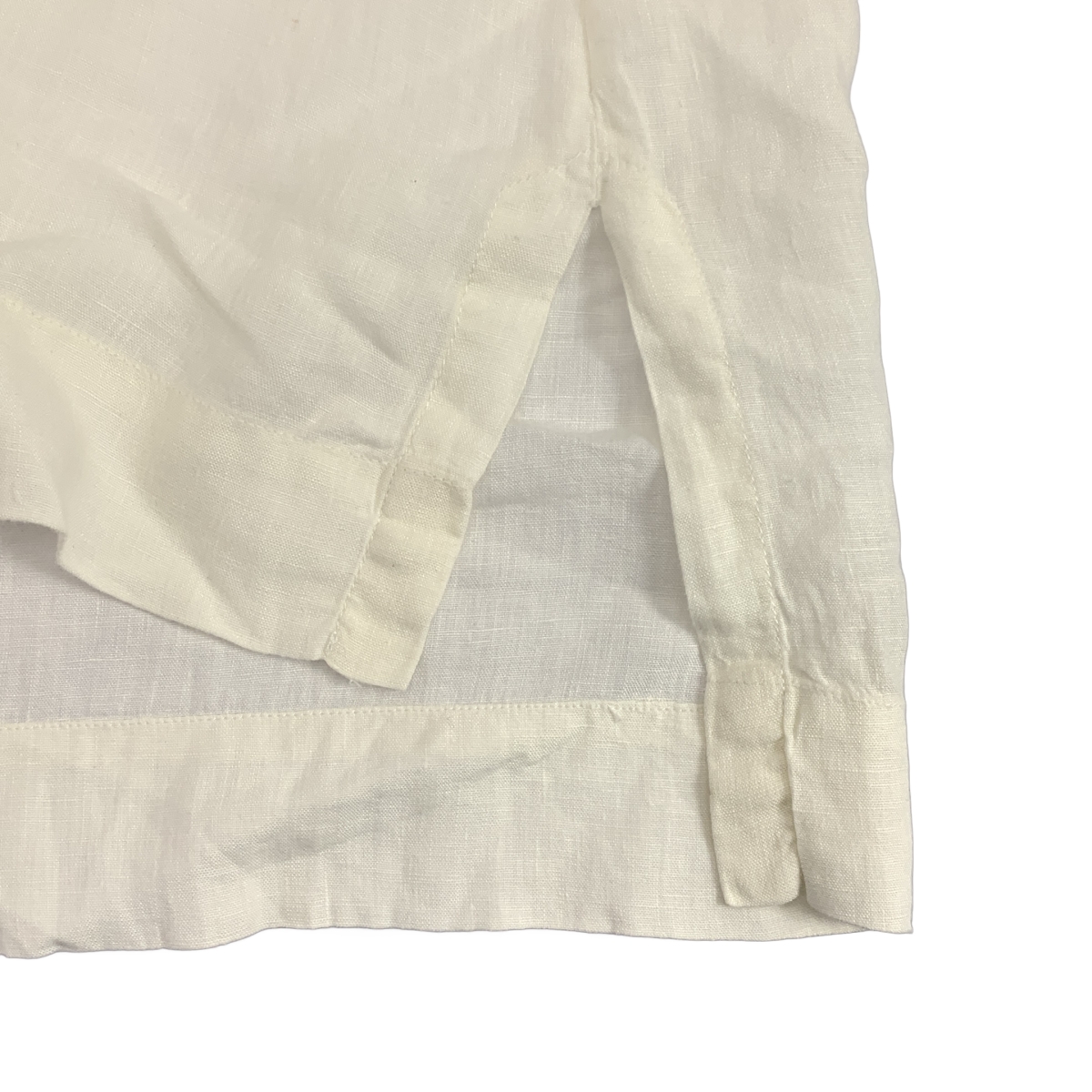 WEEKEND MAX MARA / ウィークエンドマックスマーラ リネン バックギャザー スリット シャツ ブラウス