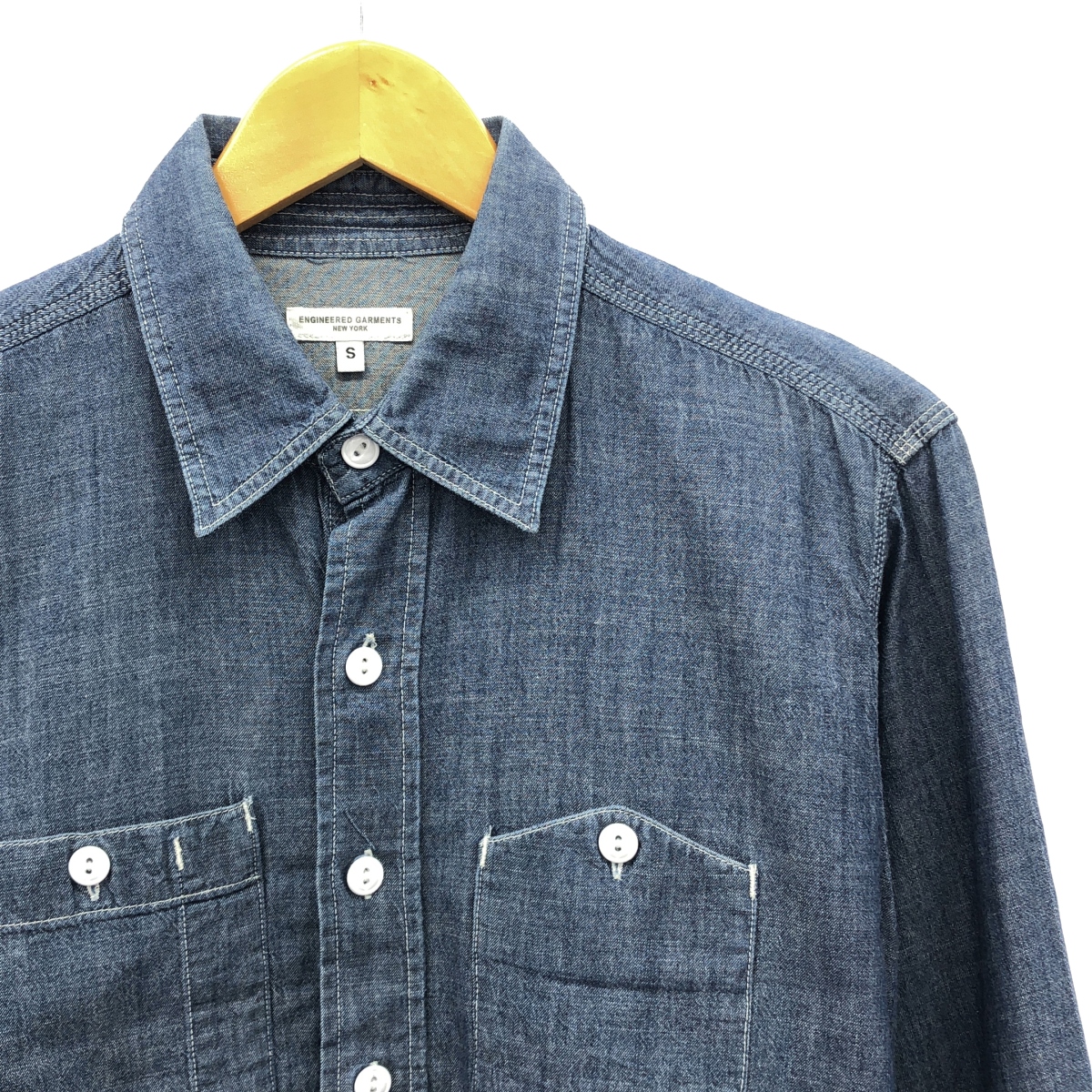 Engineered Garments / エンジニアドガーメンツ WORK SHIRT COTTON DENIM デニム ワークシャツ