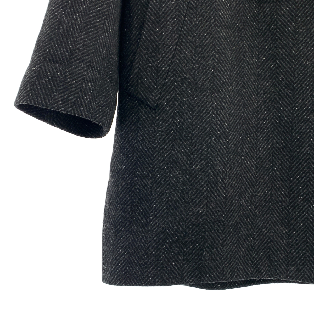 Deuxieme Classe / ドゥーズィエムクラス ウール ネップツイード ハーフコート