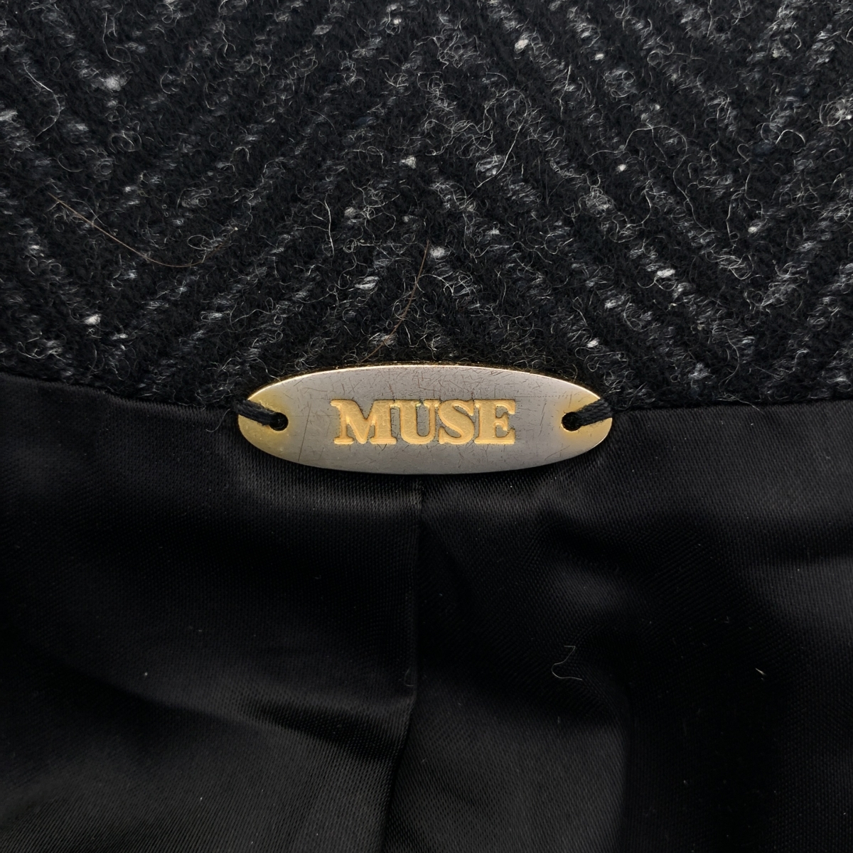 Deuxieme Classe / ドゥーズィエムクラス ウール ネップツイード ハーフコート