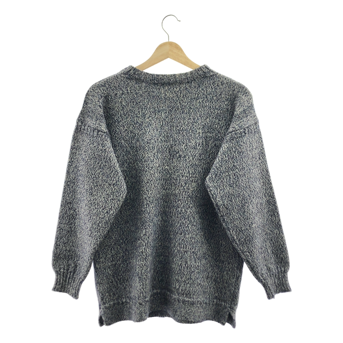 その他 ウール 霜降り ボートネックニット