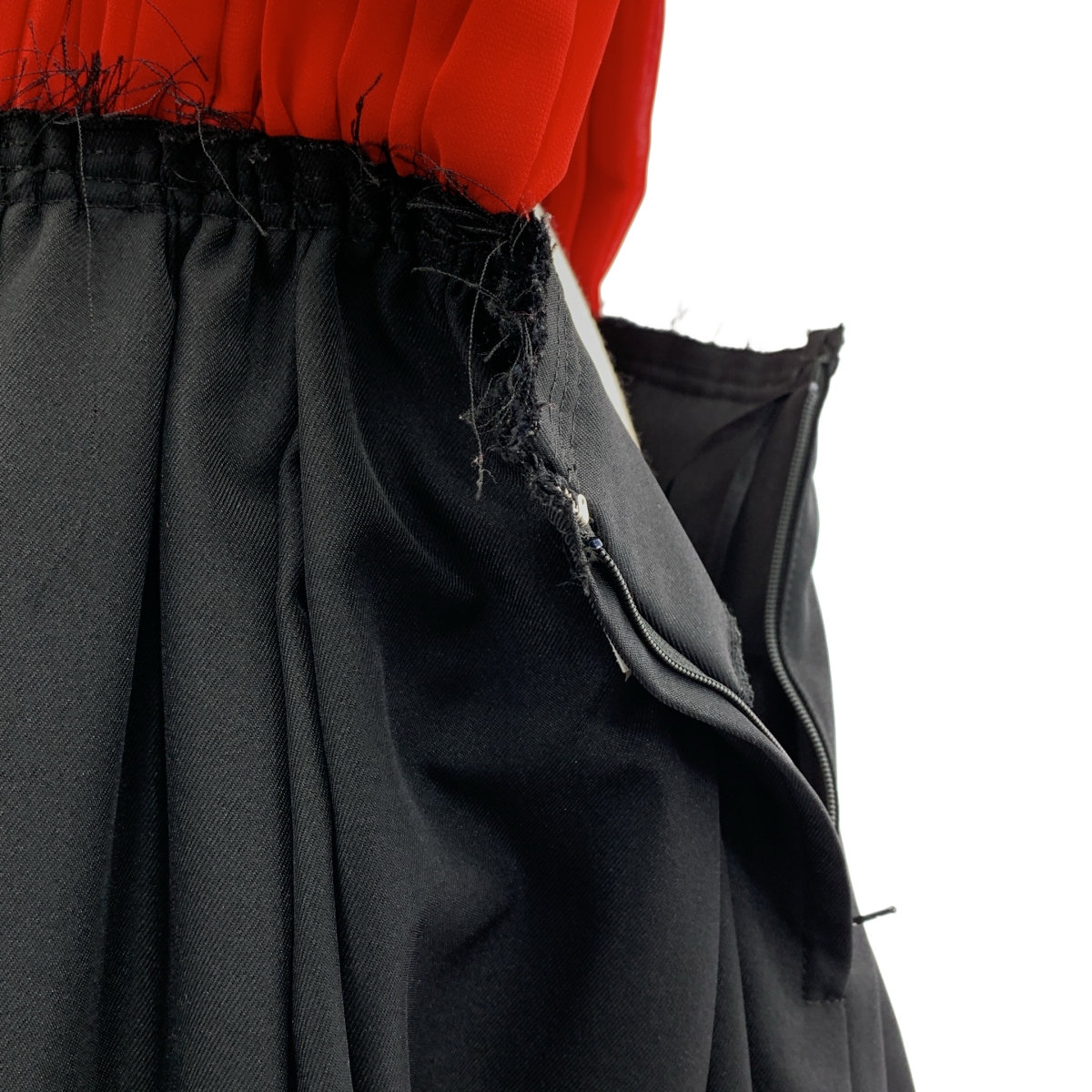 COMME des GARCONS / コムデギャルソン ギャザー ノースリーブ ボリュームワンピース