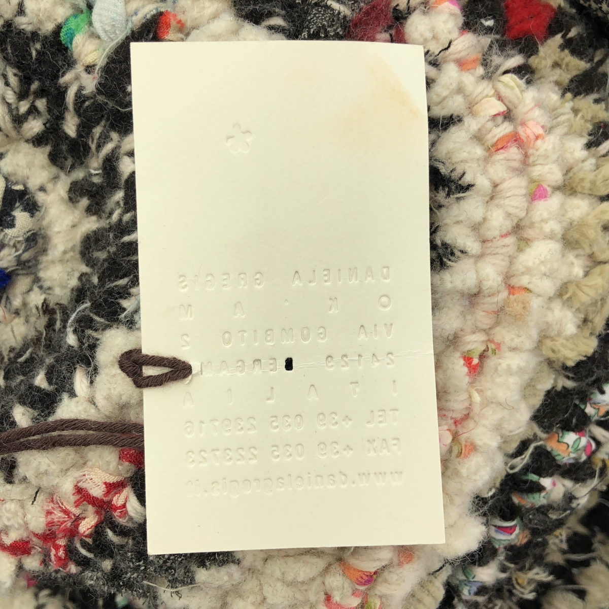 DANIELA GREGIS / ダニエラグレジス 裂き編み ハンド トートバッグ