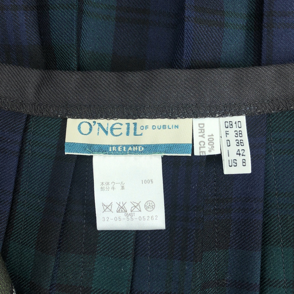 O'NEIL OF DUBLIN / オニールオブダブリン タータンチェック ロングキルトスカート