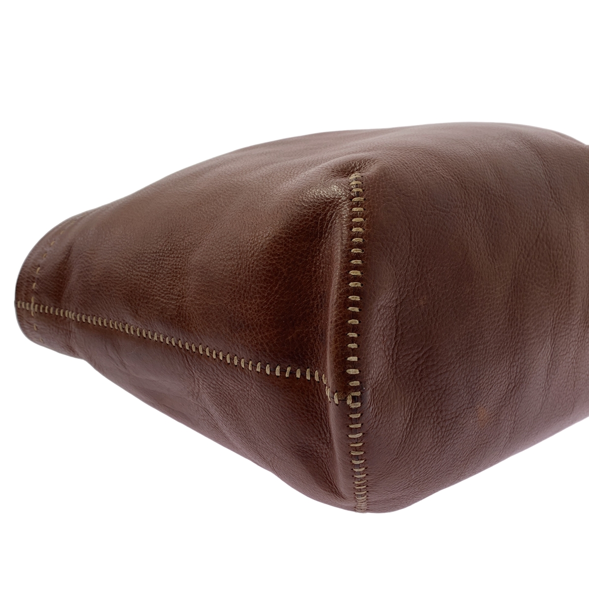 Henry Cuir / アンリークイール レザー ステッチ トートバッグ