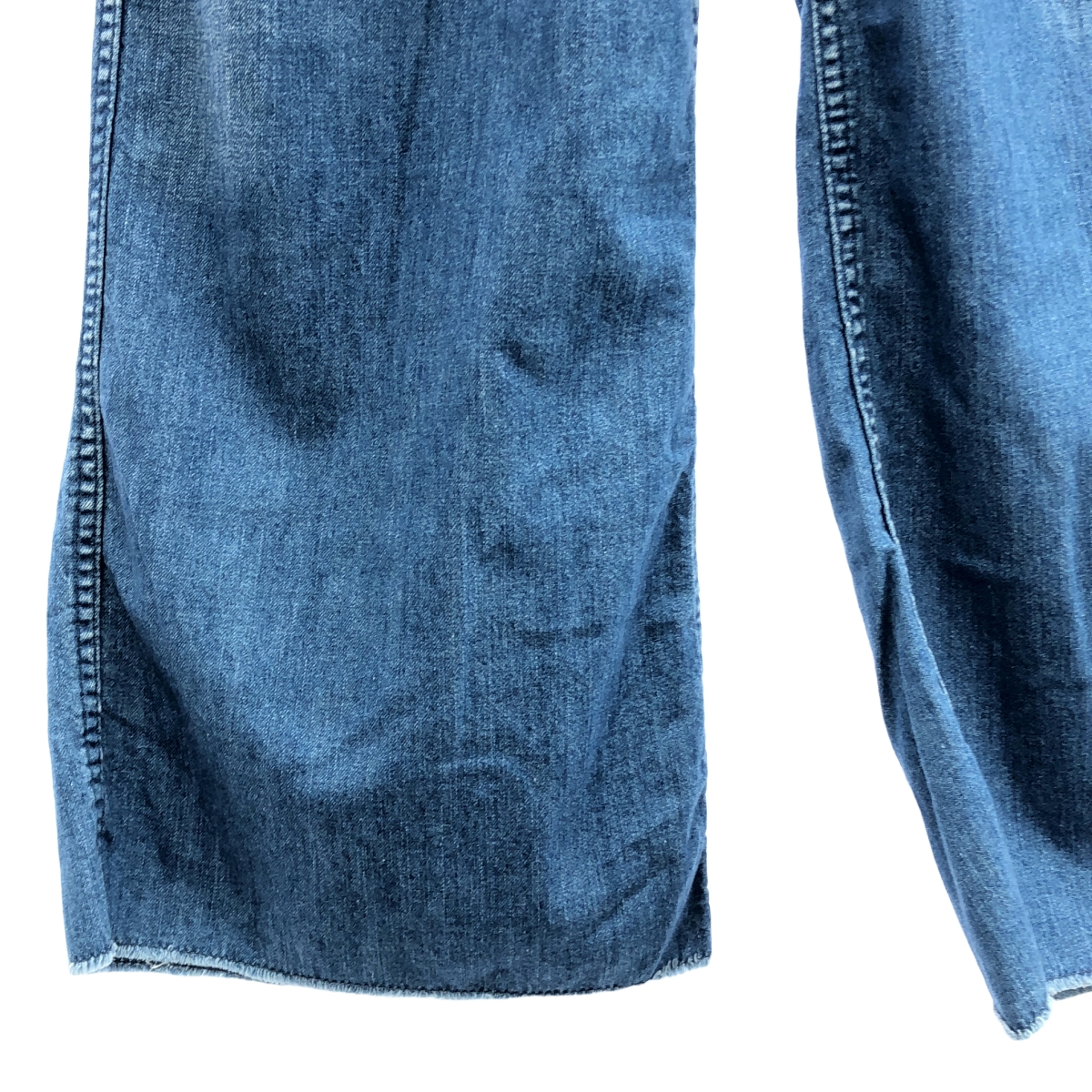 67 nowos / ロクシチノーウォス Denim wide pants ワイドパンツ