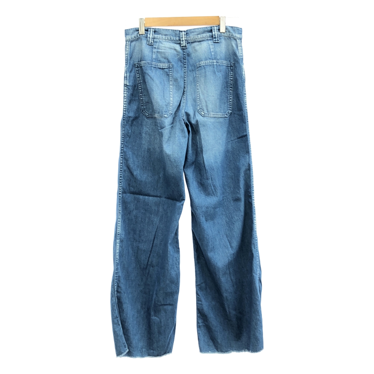 67 nowos / ロクシチノーウォス Denim wide pants ワイドパンツ
