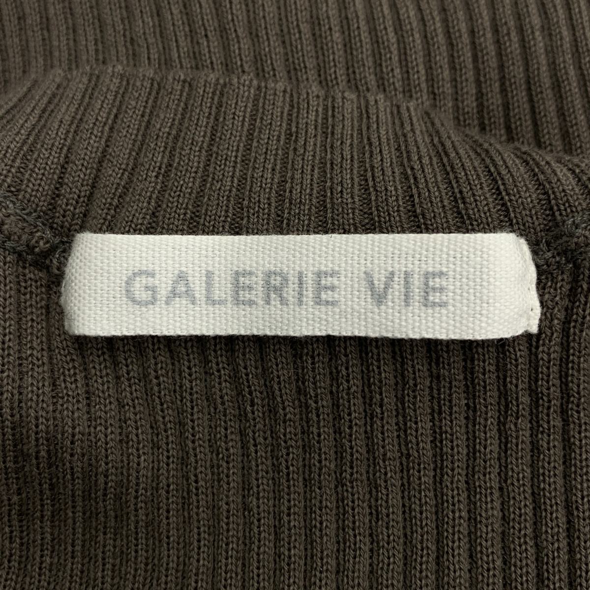 GALERIE VIE / ギャルリーヴィー プルミエールウールリブ クルーネックプルオーバー トップス