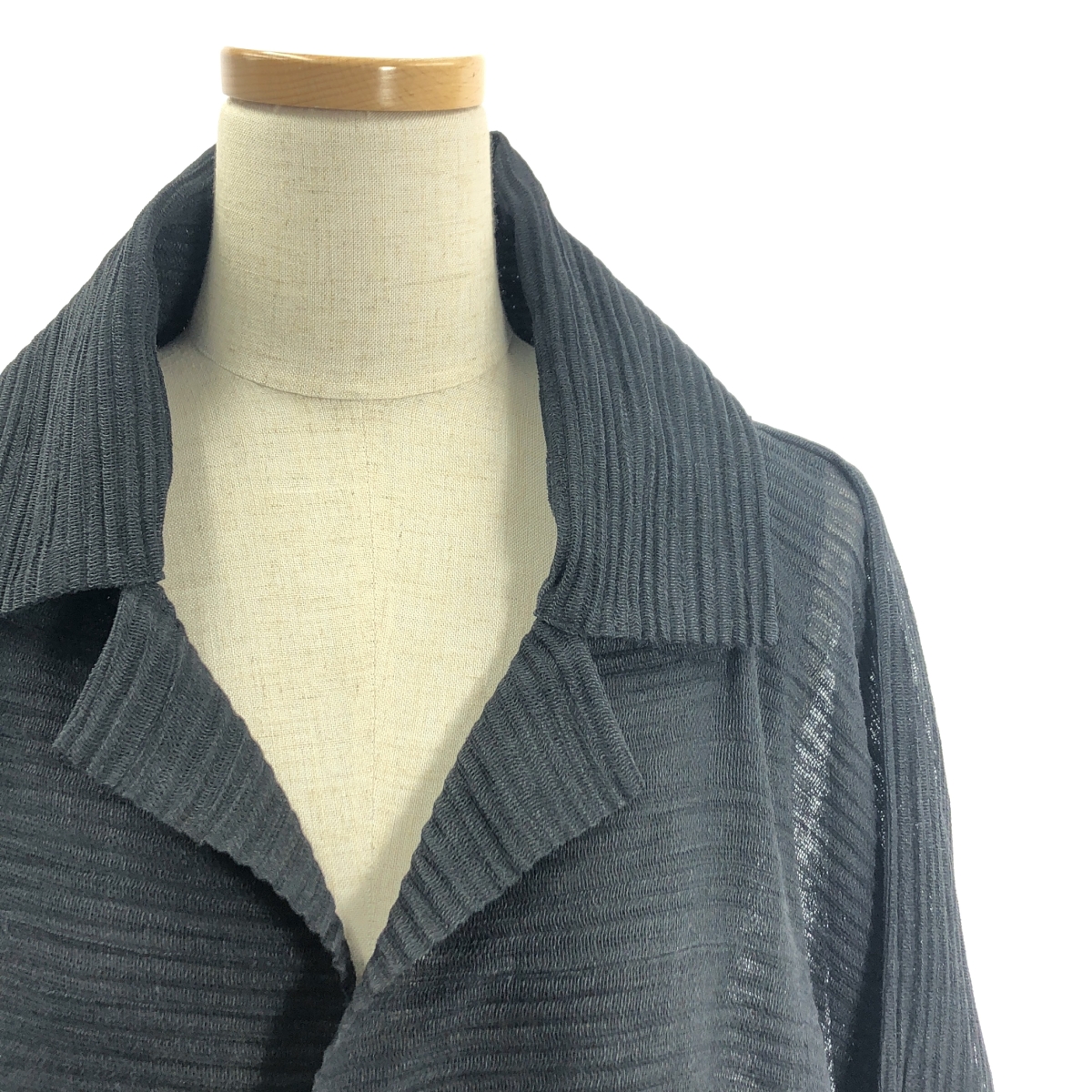 ISSEY MIYAKE / イッセイミヤケ 変形 プリーツ シングル オーバー ジャケット
