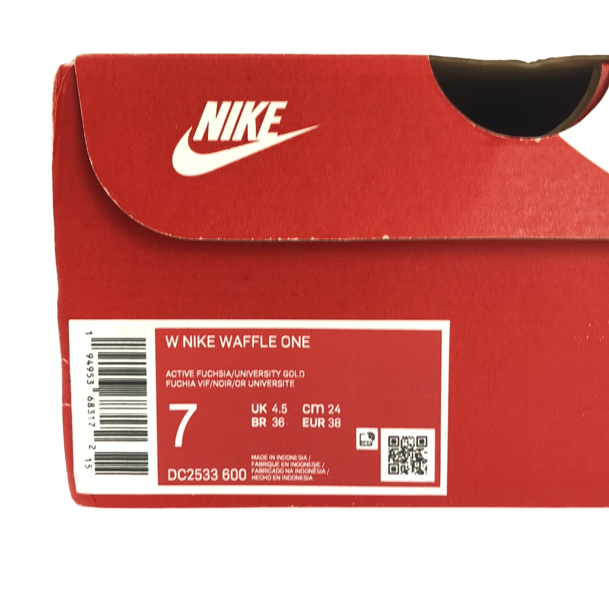 NIKE / ナイキ W WAFFLE ONE ウィメンズ ワッフル1 スニーカー