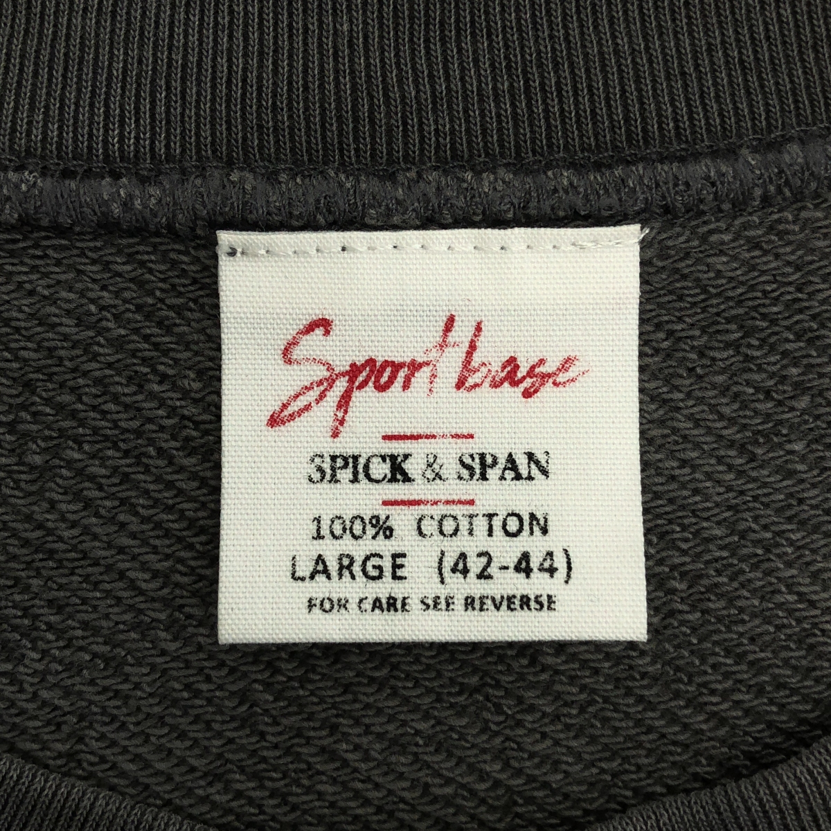 Spick and Span / スピックアンドスパン Vintage style ノースリーブスウェット