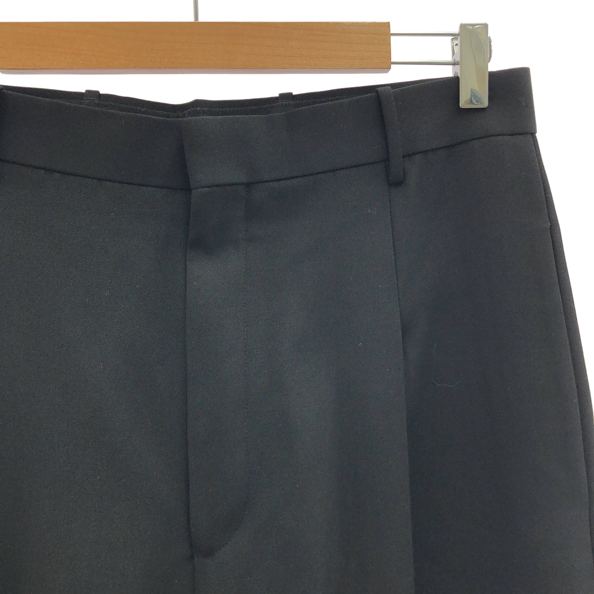 H BEAUTY&YOUTH / エイチビューティアンドユース ライトギャバ 1 プリーツ ワイドパンツ