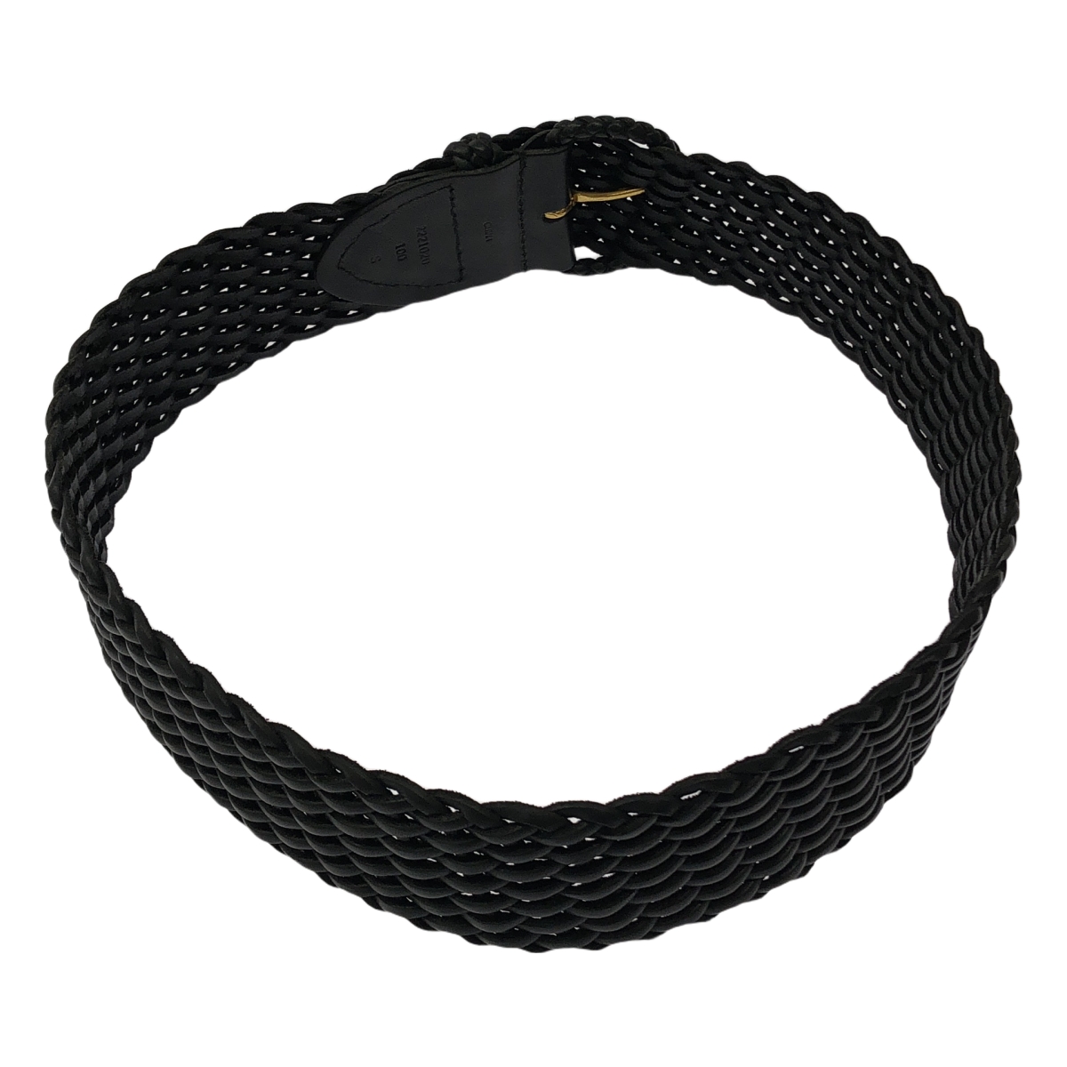 RALPH LAUREN / ラルフローレン レザー メッシュ ワンポイント ポニー ベルト