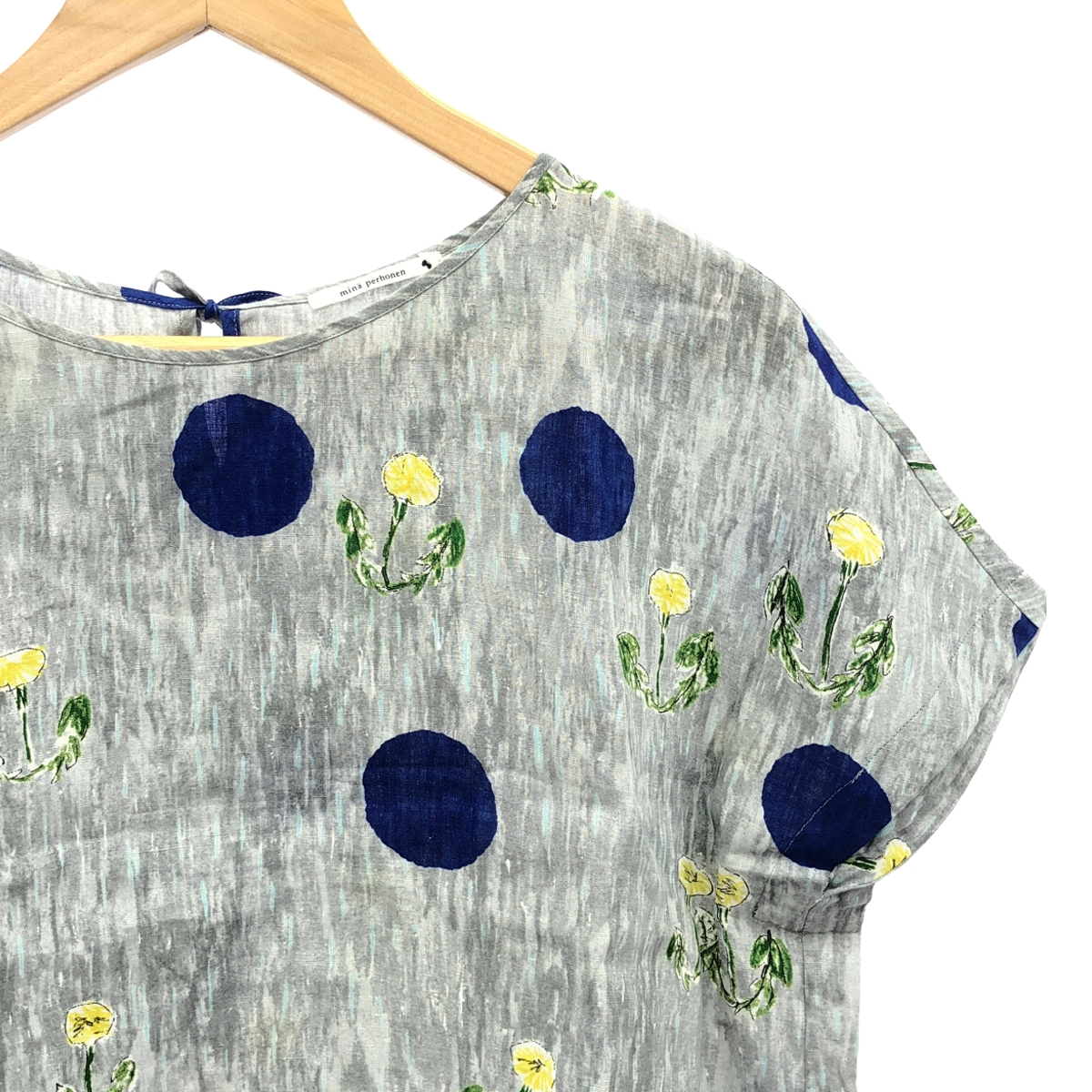mina perhonen / ミナペルホネン dandelion リネン ブラウス
