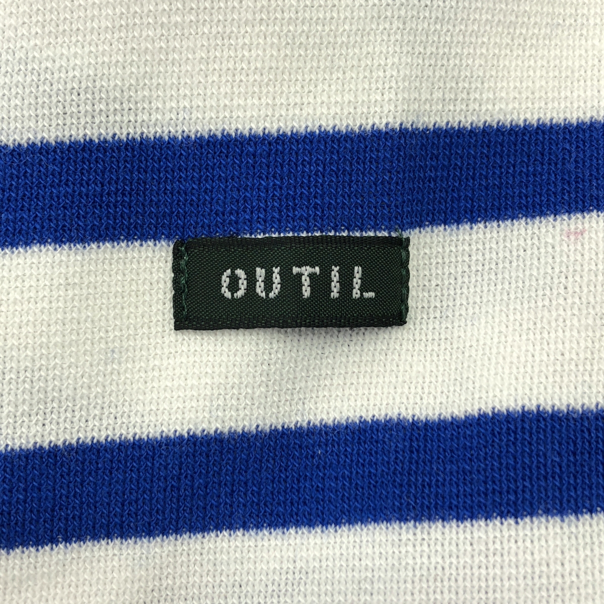OUTIL / ウティ TRICOT AAST パネルボーダー カットソー