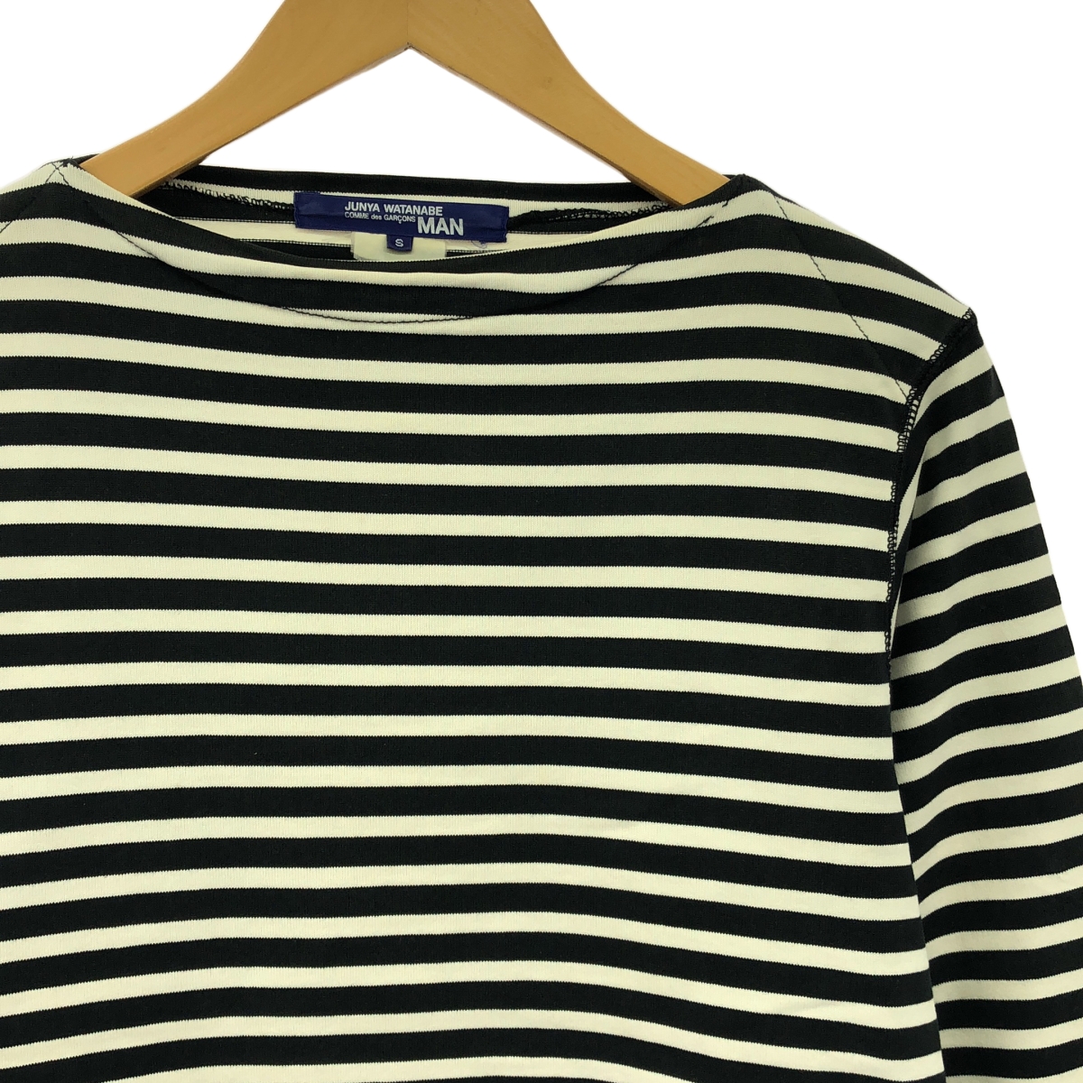 JUNYAWATANABE COMMEdesGARCONS MAN / ジュンヤワタナベマン コットン ボーダー クルーネック カットソー