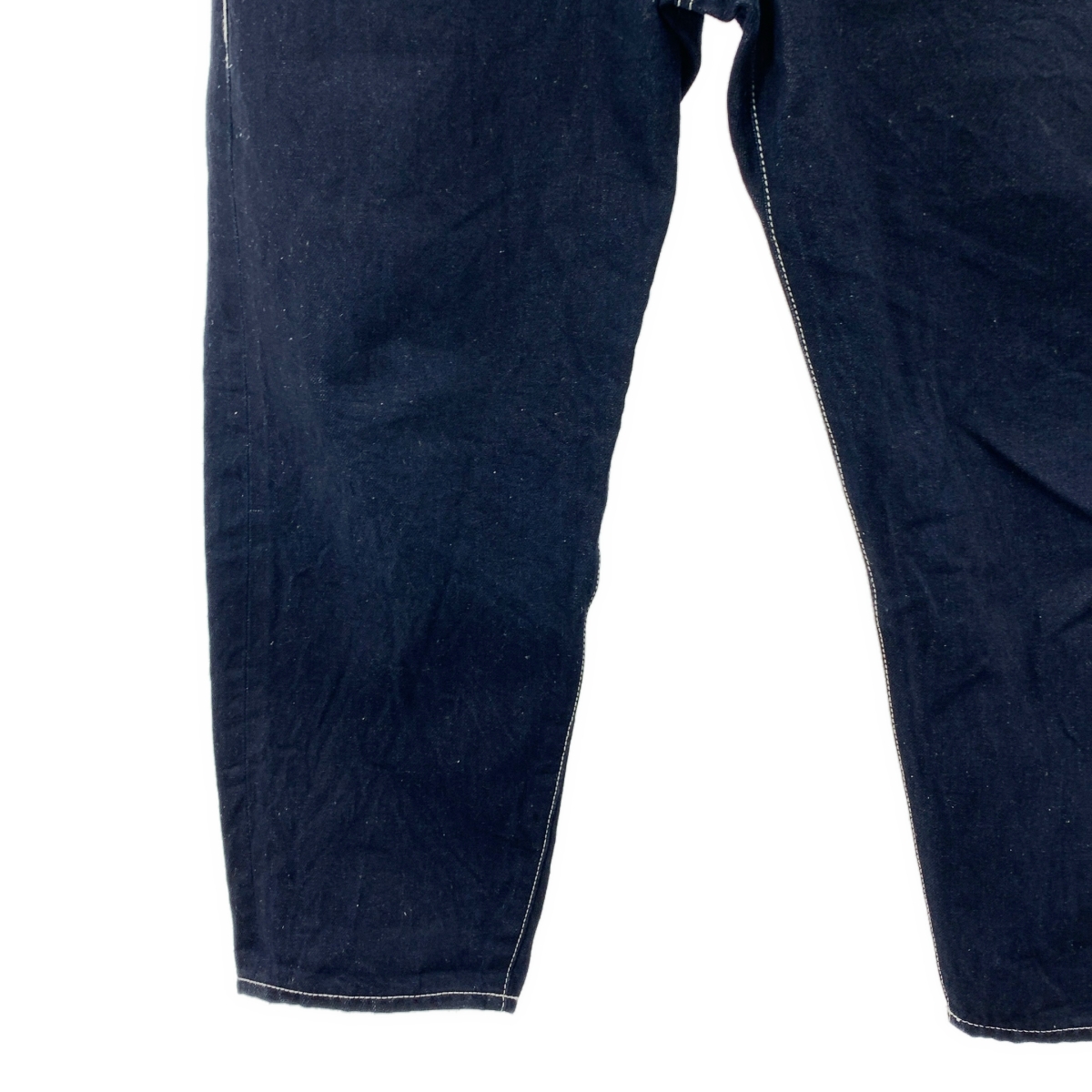 mina perhonen / ミナペルホネン always / レザーパッチ 濃紺デニムパンツ