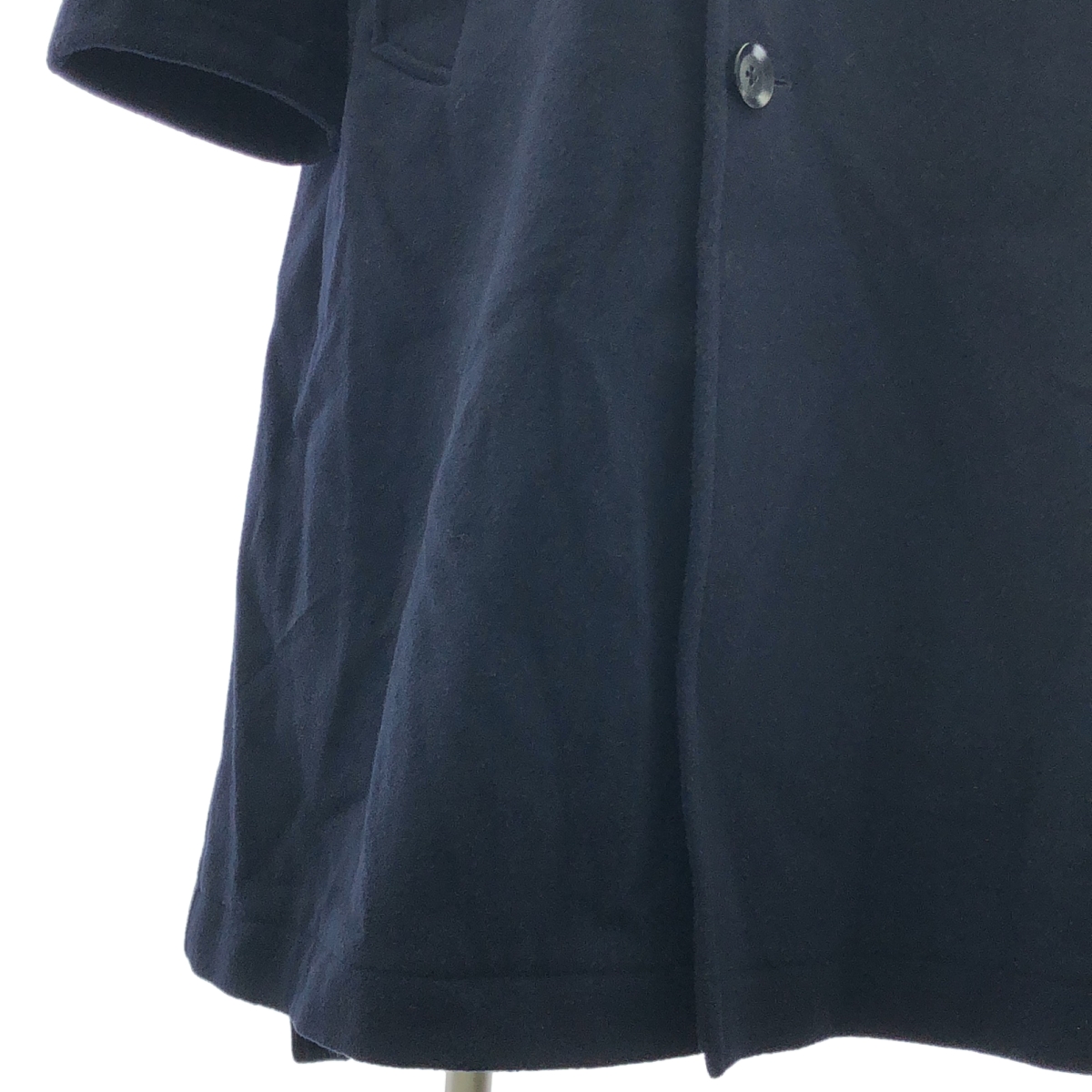 Ground Y / グラウンドワイ ウール ベルテッド オーバー コート フーディ