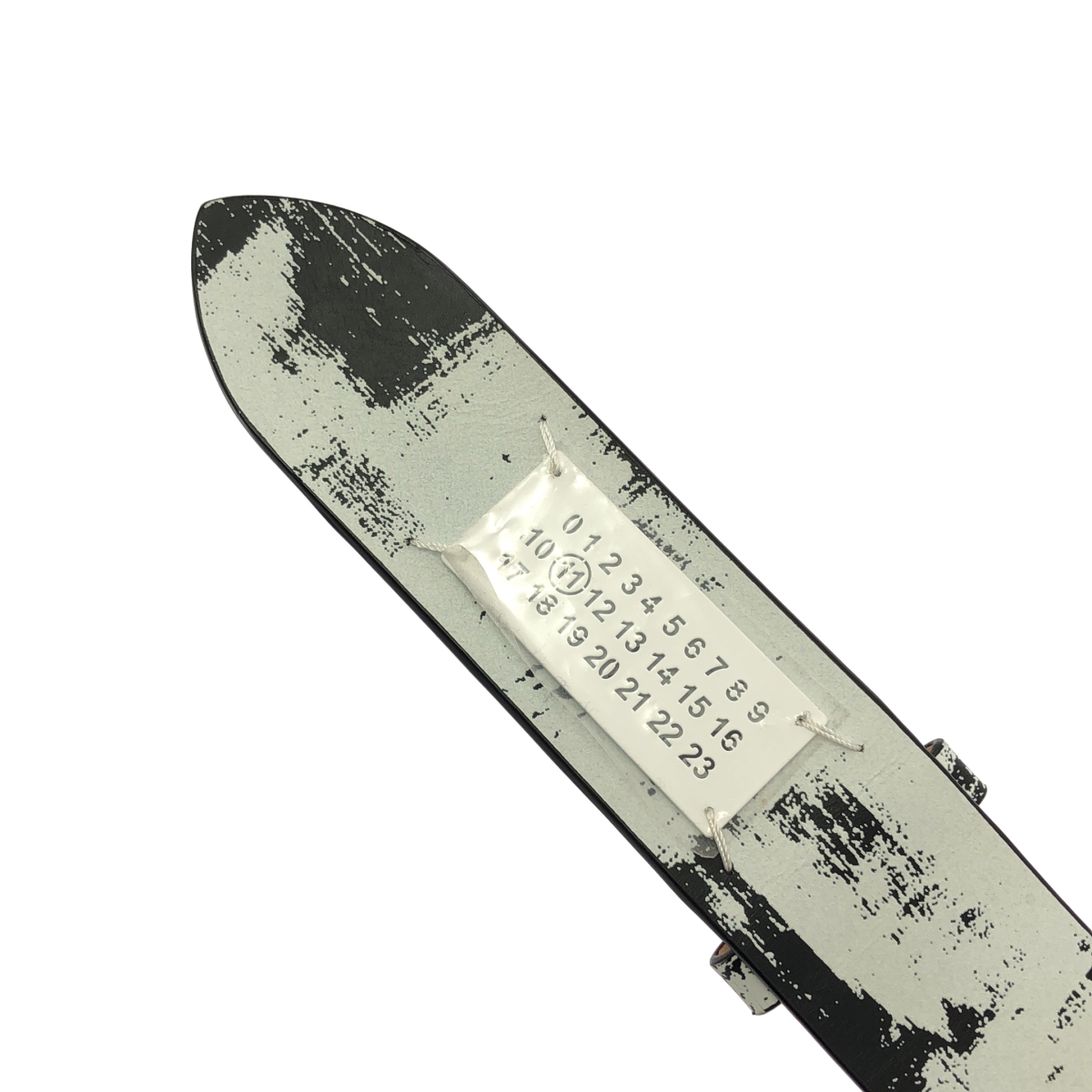 Maison Margiela / メゾンマルジェラ ブラッシュ ペイント加工 レザー ベルト / ユニセックス