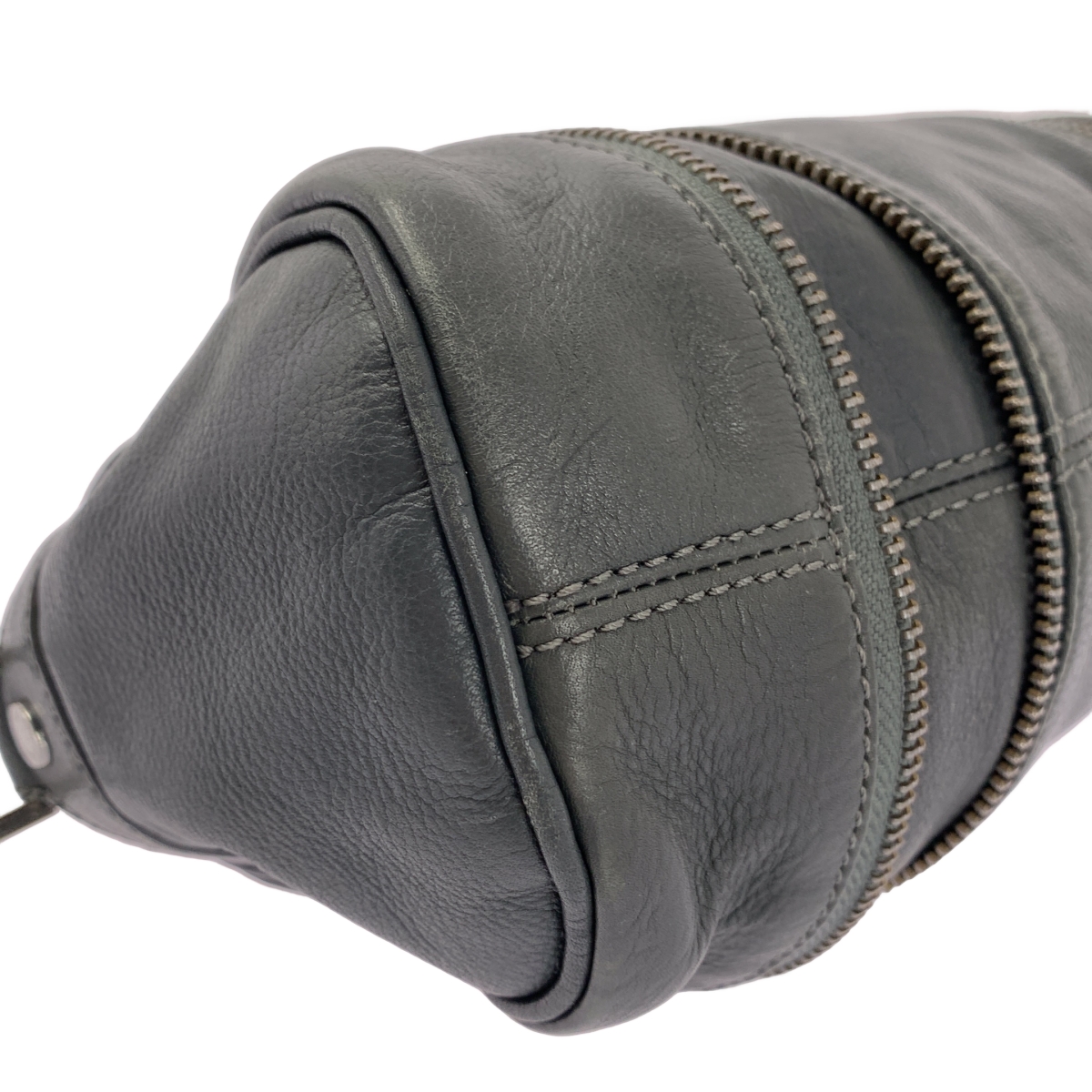 その他 2Way レザー ジップディティール ミニボストン ショルダーバッグ