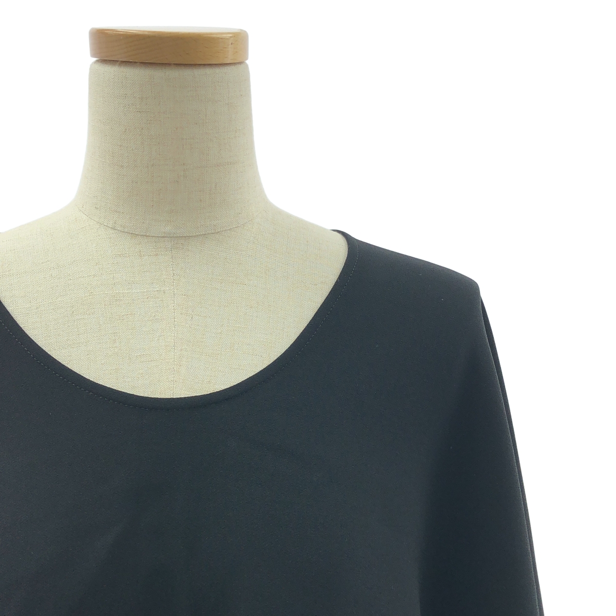 Deuxieme Classe / ドゥーズィエムクラス トリアセジョーゼット スクエアポンチョ