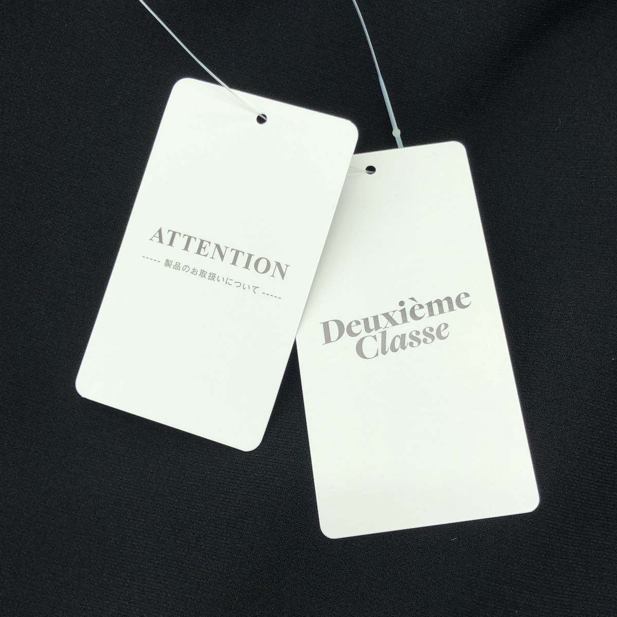 Deuxieme Classe / ドゥーズィエムクラス トリアセジョーゼット スクエアポンチョ