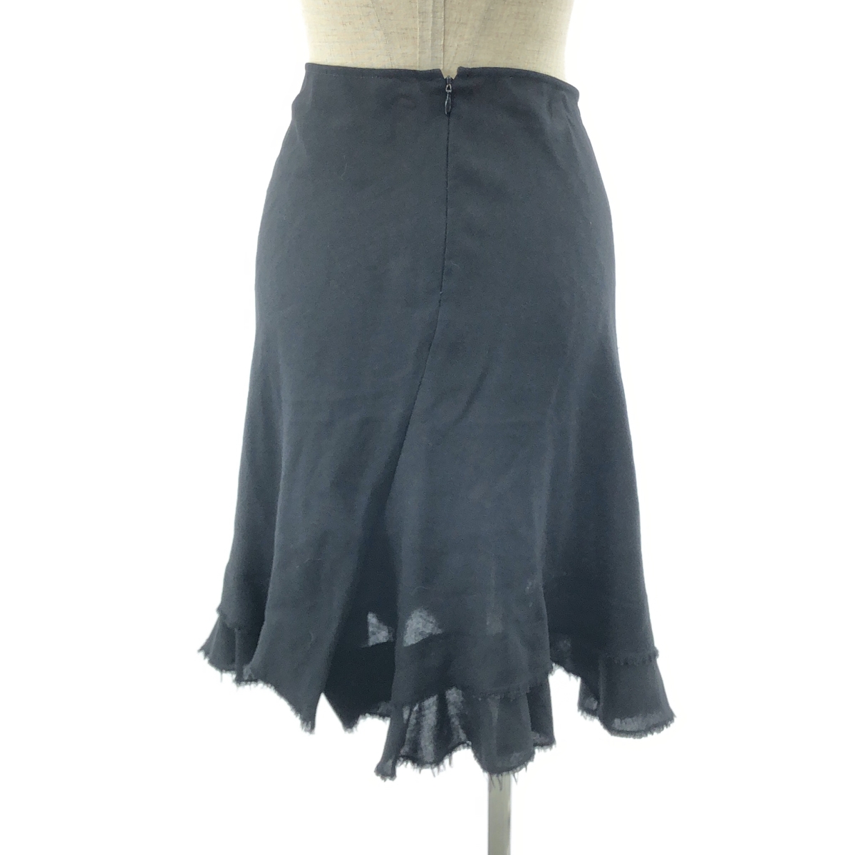 JUNYA WATANABE COMME des GARCONS / ジュンヤワタナベ ウール 裁断 カットオフ フレアスカート