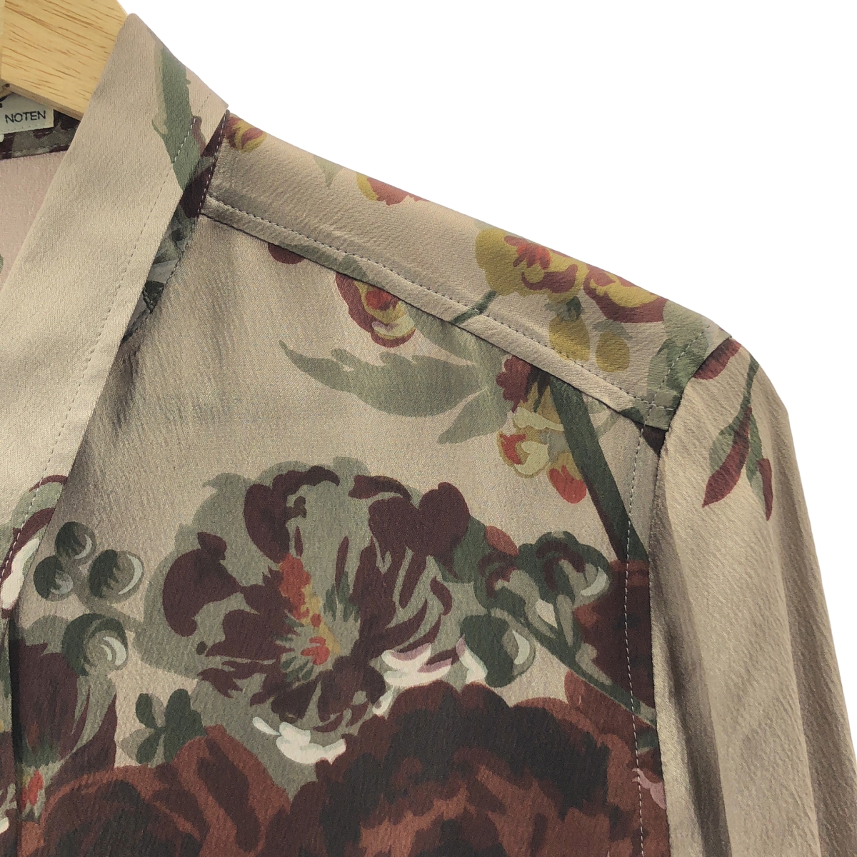 DRIES VAN NOTEN / ドリスヴァンノッテン シルク混 フローラル シャツ