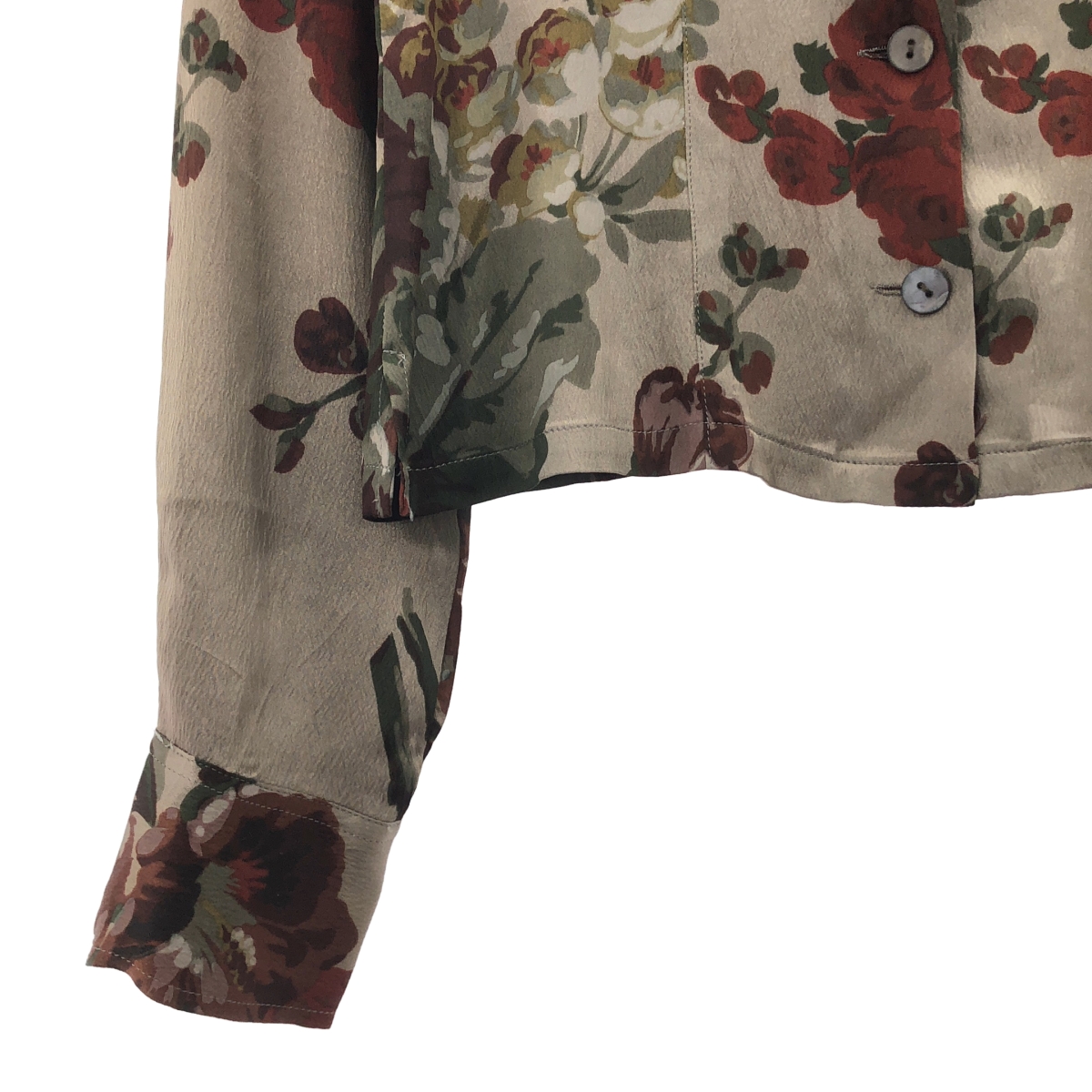 DRIES VAN NOTEN / ドリスヴァンノッテン シルク混 フローラル シャツ