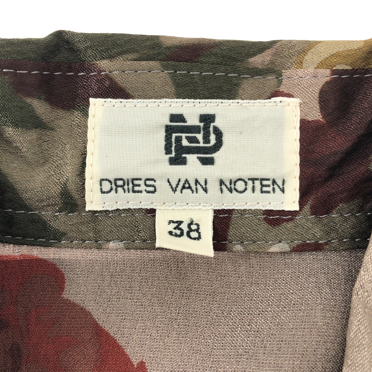 DRIES VAN NOTEN / ドリスヴァンノッテン シルク混 フローラル シャツ