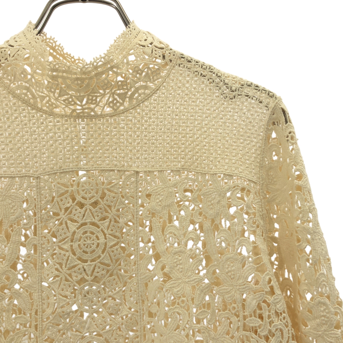 その他 コットン レース ブラウス