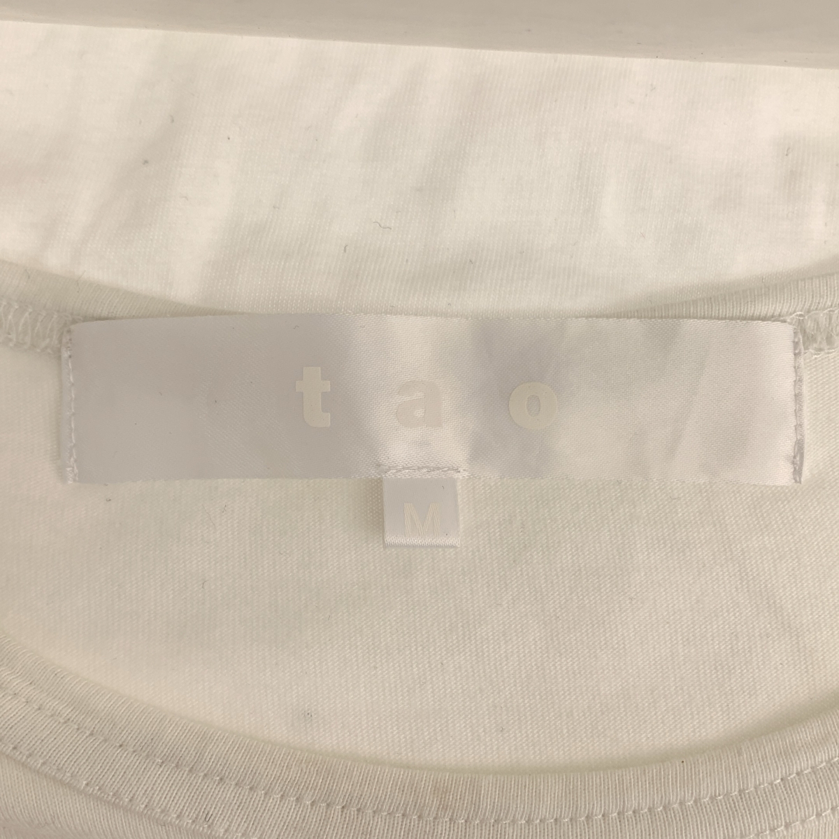 tao COMME des GARCONS / タオコムデギャルソン コットン クルーネック カットソー