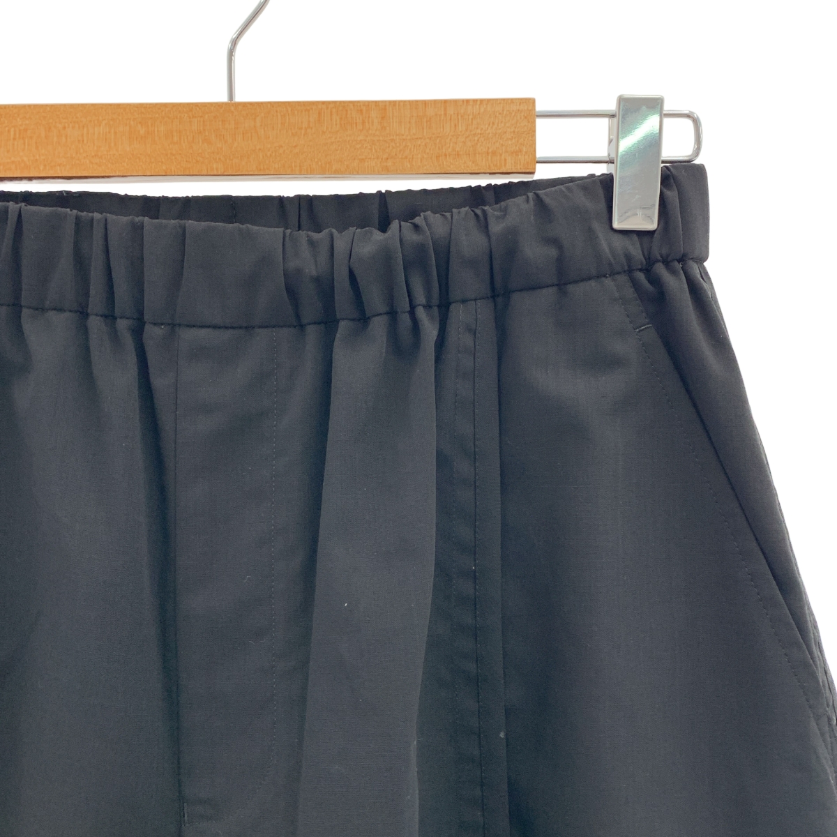 noir kei ninomiya / ノワールケイニノミヤ ウール ワイド タック デザイン パンツ