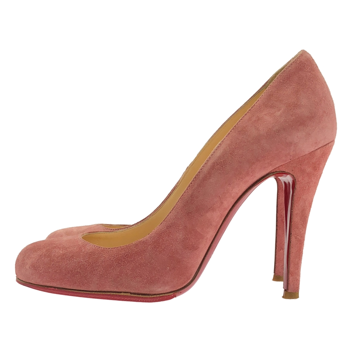 Christian Louboutin / クリスチャンルブタン ラウンドトゥ スエード パンプス